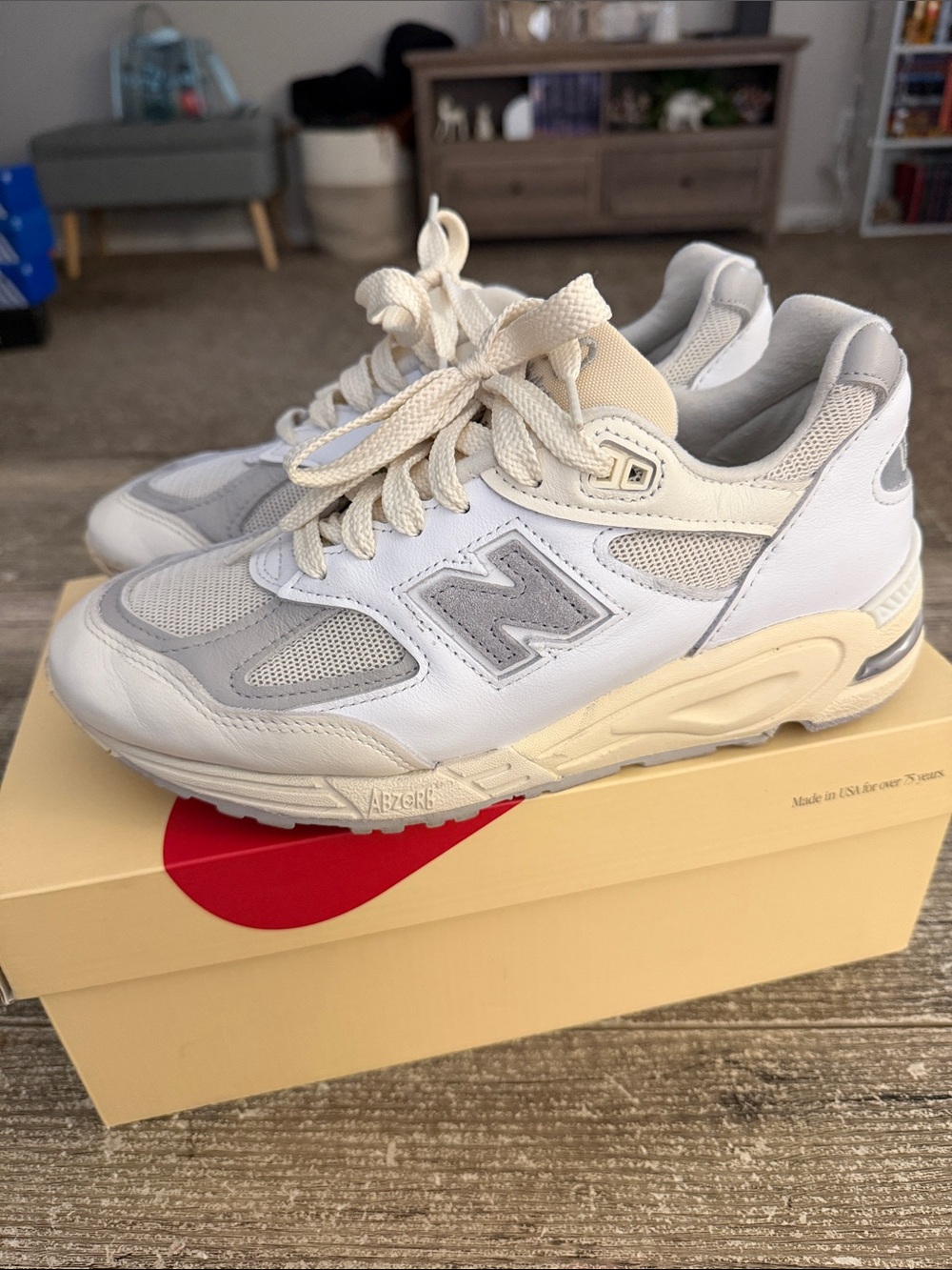 New Balance Made in USA 990v2 ‘Sea Salt’ sneakers